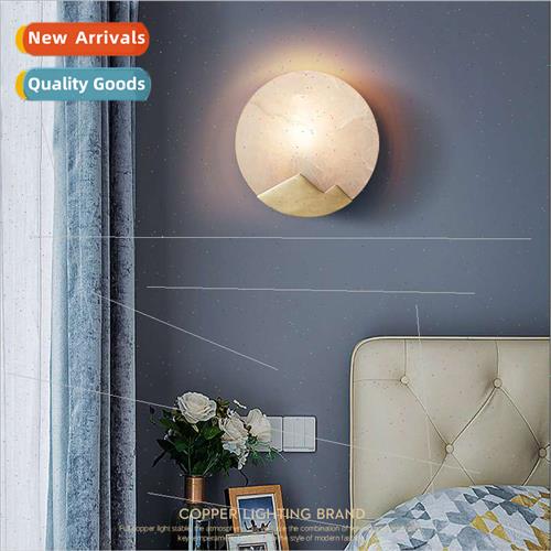 Scandinavian wall lamps modern simple home bedroom marble fu