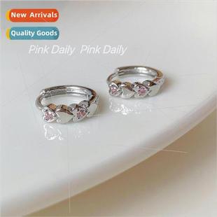 earrings zirconia female Korea cool che sweet love
