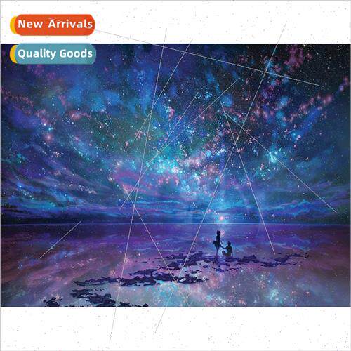 New living room handmade paste diamond full diamond art land