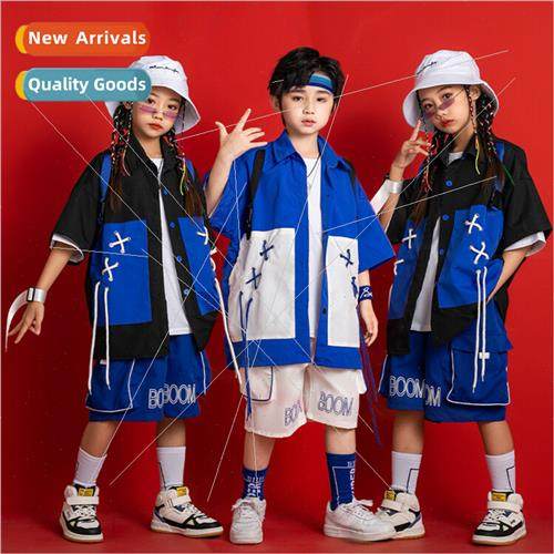 Childrens set dance tide clothing frame drum permance clothe