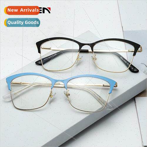 New retro eyebrow glasses frame men business myopia glasses