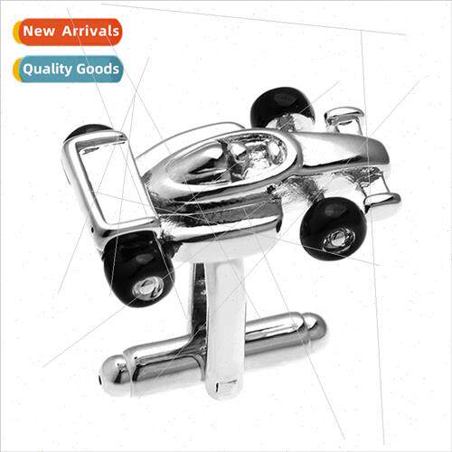 Fun racing car drip baking paint cufflinks cufflinks men Fre