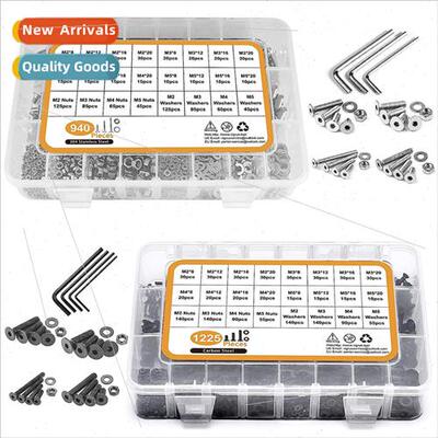 304 socket head cap screws wh flat washers nut set 1225 940p
