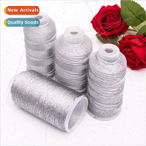 silver silk thread strdiy hembroidery tassel tag accessories