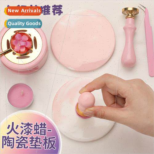 Fire Lacquer Stamp Pad Practice Release Tool Marbled Ceramic