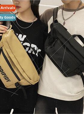 Japan ins sports large-capacy chest bag male tide retro hund