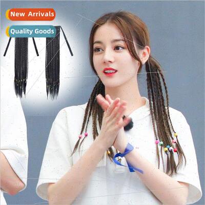 Wig female ponytail hip-hop dirty braids braided pigtails tw