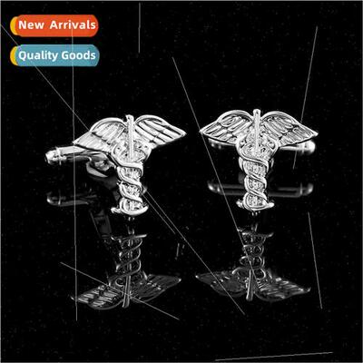 High-grade tanium steel hollow libra cufflinks personalized