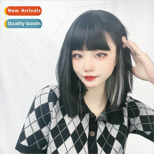 Wig female pick dye short Qi bangs chemical fiber wig sets h