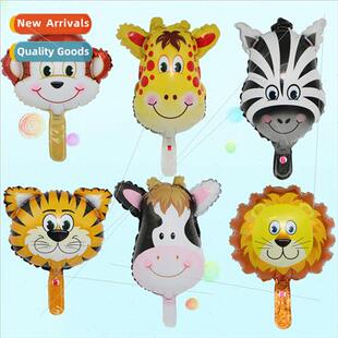 Ball in ball New mini small animal head aluminum film balloo