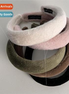 Hair bands soft glutinous fur gentle external wear pressure
