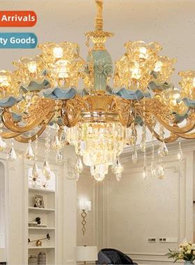 chandelier living room lamp French ceramic lamp modern simpl