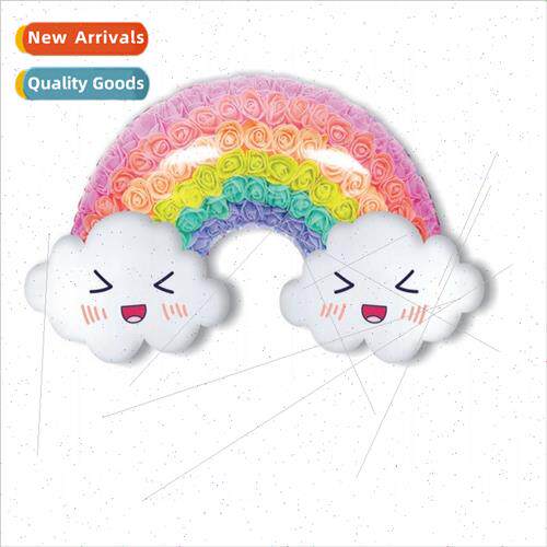 Shaped Aeon Flower Rose Aluminum Film Balloon Wedding Party
