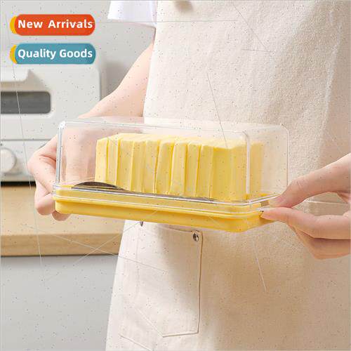 Butter cutting organizer 304 transparent lid butter slicing