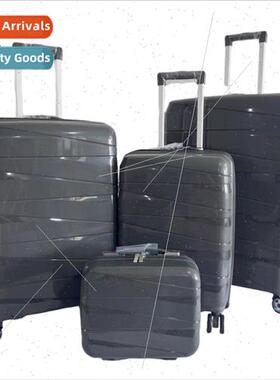 pp luggage large capacy trolley bags three sets password suc