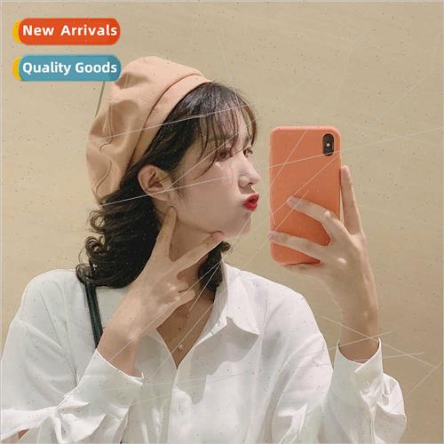 Beret female Japan summer thin breathable England retro Kore