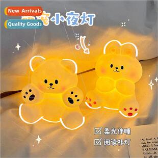 bedroom night light Ins cartoon heart creative modeling girl
