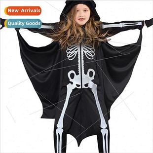 cape costumes wch Halloween skeleton capes bat cos childrens