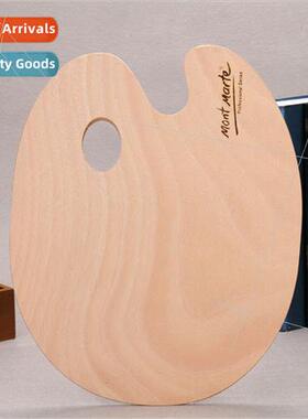 Montmar Wooden Palette Palette Large Oval Painting Tools Oil