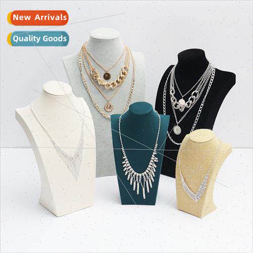Velvet Necklace Display Stand Jewelry Neck Model Jewelry Sta