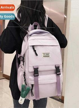 Schoolbag Korean new nd multifunctional backpack large capac