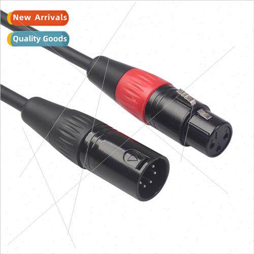 Adequate 3-pole female to 5-pole male XLR audio cable custom