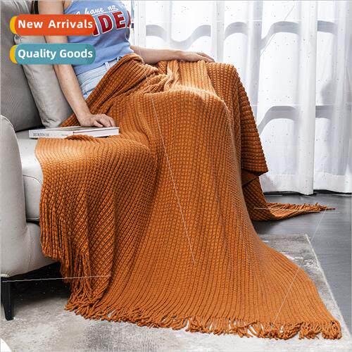 Bed end blanket bed end towel sofa hching blanket knted bed