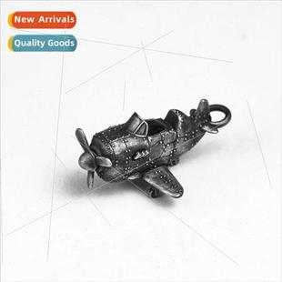 pendant airplane necklace tide personalized Europe men retro