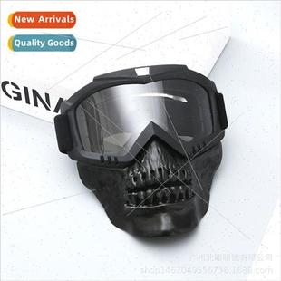 mask skull motorcycle off windshield Sports road breathable