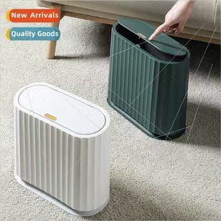 narrow color functional pre high bathroom can Multi trash