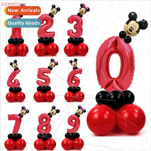 32 inch Minnie Mickey Mouse digal column balloon cue balloon