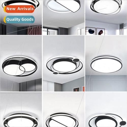 Round bedroom lamp ceiling light simple modern household led