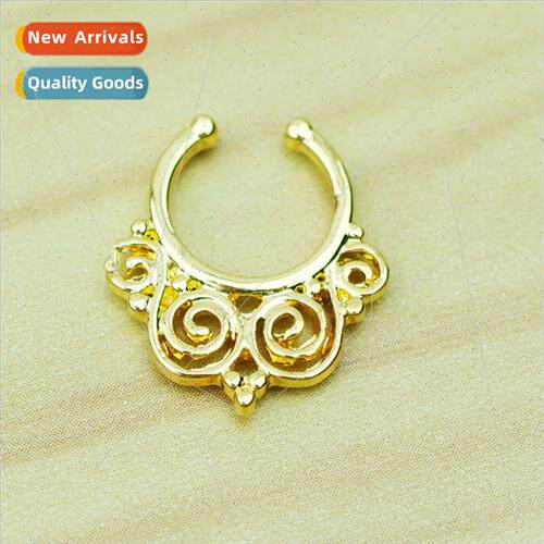 Europe Jewelry Rose Nose Jewelry Fashion Hollow Nose Ring No