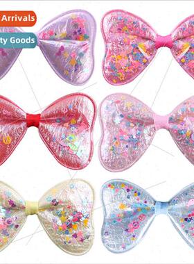 Bow tie hairpin cartoon quicksand onion powder hairpin headd