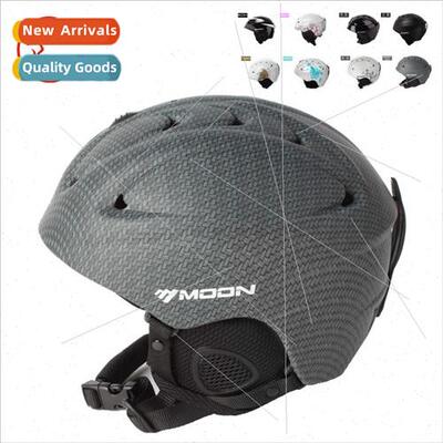Moon ski helmet male and female  snowboarding helmet ski hel