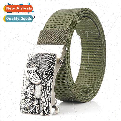 Tactical nylon belt men canvas belt youth students Korean au