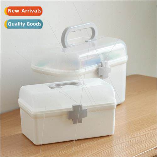 Home medicine cabinet family medicine organizer multi-layer
