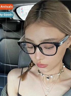 New square frame eyeglass frames 适用men women anti-blue lig