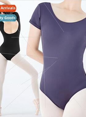 Dancewear female practice ballet m summer short-sleeved adul