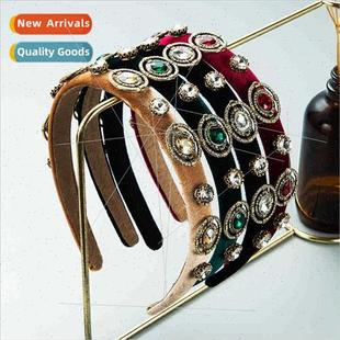 retro Korean simple alloy rhinestone Hair accessories bands