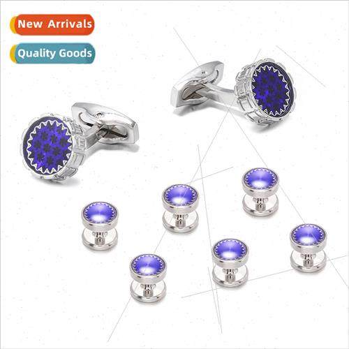 Qualy dress cufflinks tuxedo buttons placket buttons wedding