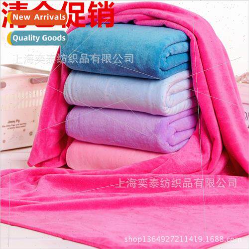 Microfiber bath towel thickened soft absorbent car wash towe