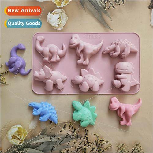 6-nk Dinosaur Chocolate Baking Pastry Cookie Muffin Cake Mol