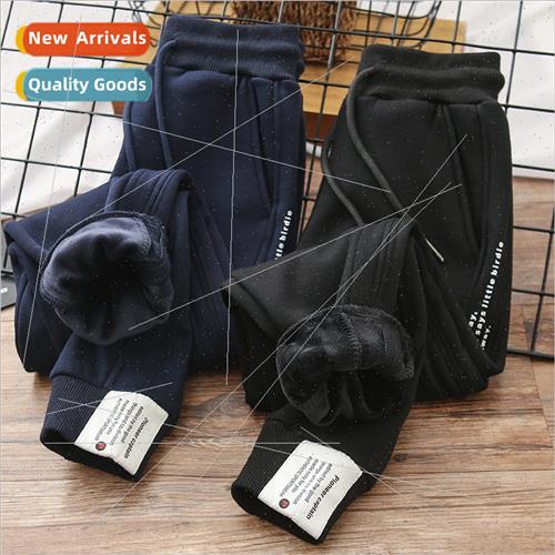 2022 new boys fat boy pants padded cotton sweatpants middle