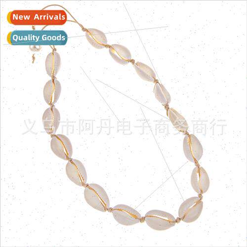 Europe fashion women pearl shell accessories simple hand-kno