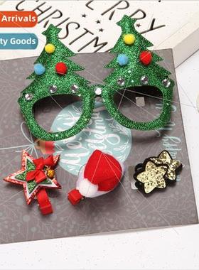 New Korean  children Christmas gift hair accessories set San