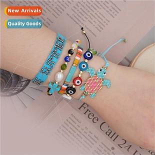 Bohemian Bracelet Women Natural Freshwater Pearls Rice Beads