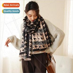 fall winter hobo Korean female new scarf 2023 warm