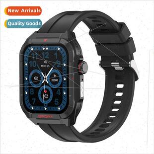 New E01 Bluetooth Talk Smart Watch ECG ECG ECG Blood Glucose