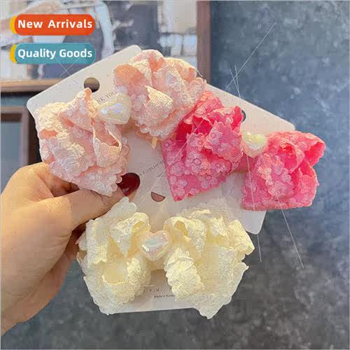 Spring children hair accessories love bow hair clips female